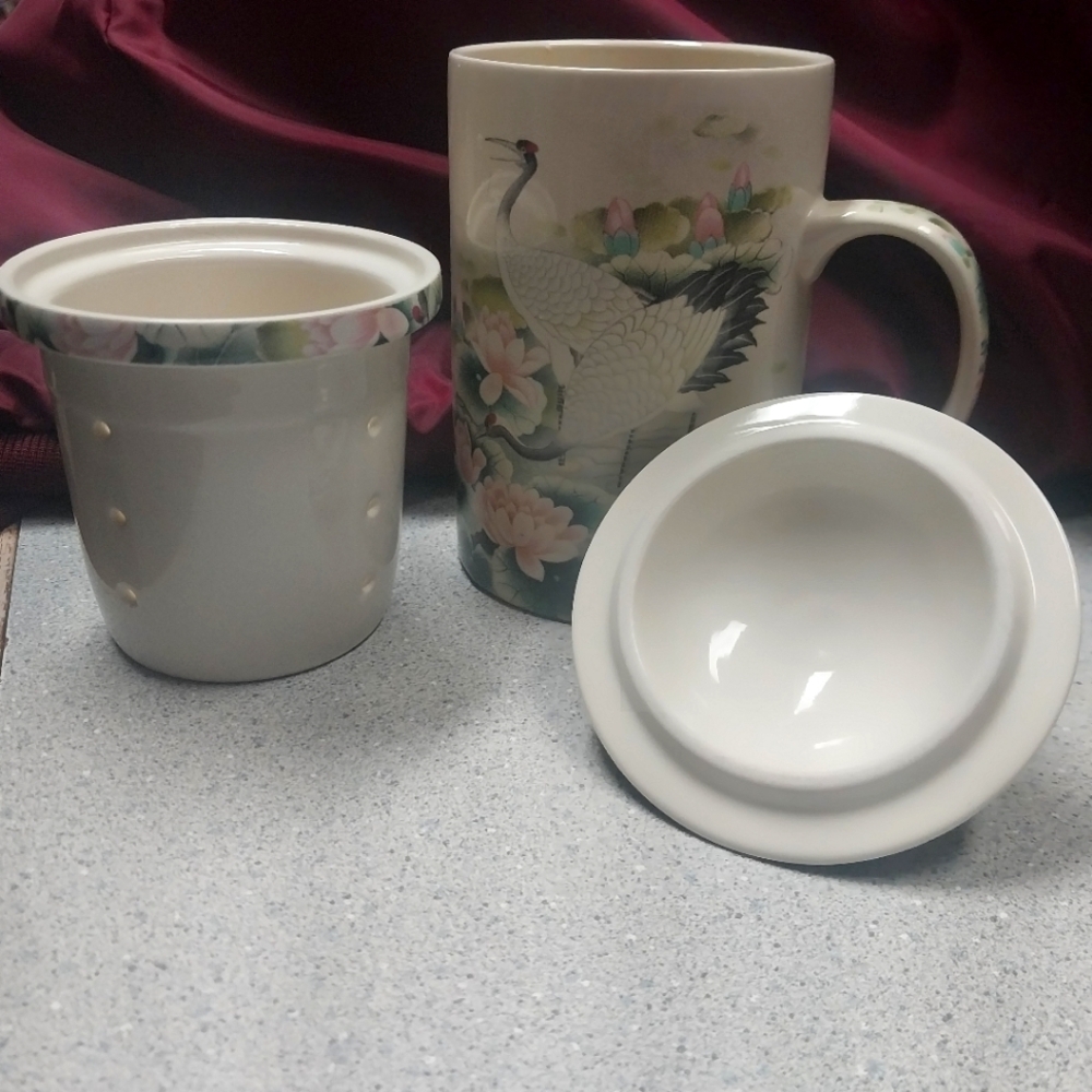 Crane tea brewing set!